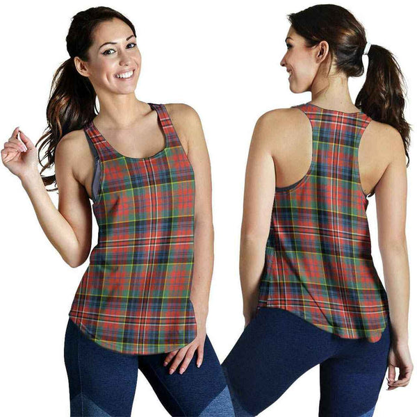 MacPherson Ancient Tartan Classic Women Racerback Tank