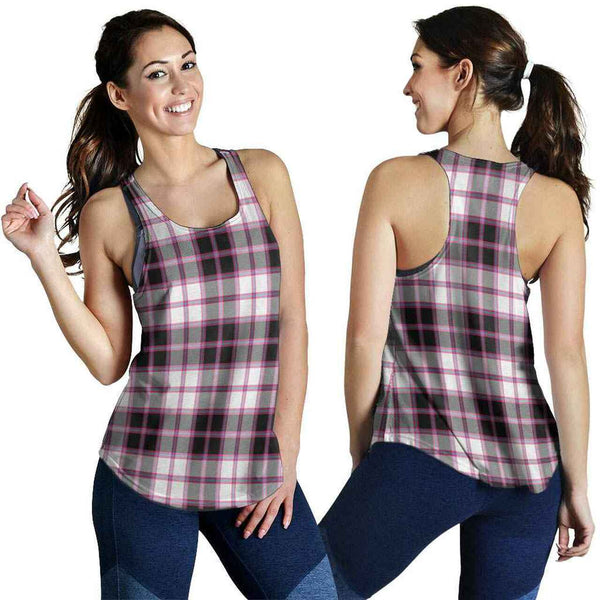 MacPherson Hunting Modern Tartan Classic Women Racerback Tank