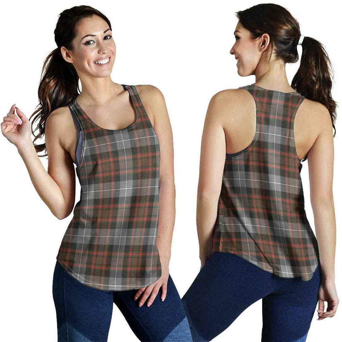 MacRae Hunting Weathered Tartan Classic Women Racerback Tank