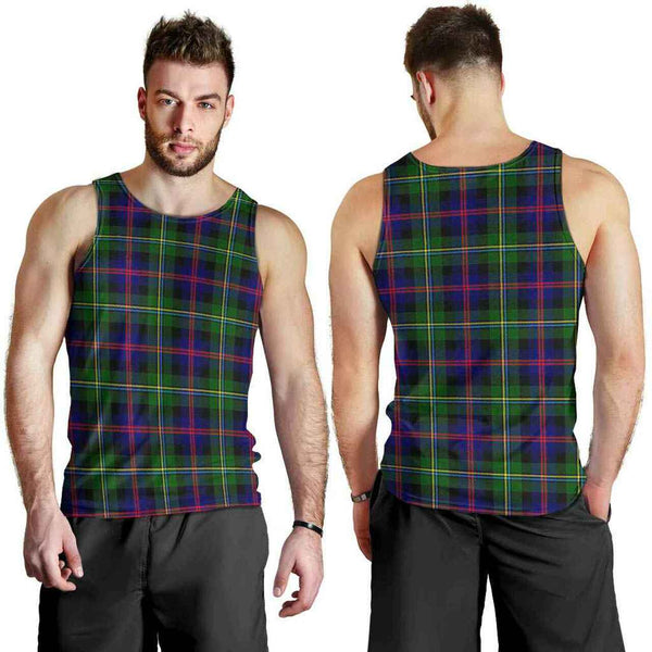 Malcolm Modern Tartan Classic Men Tank Top