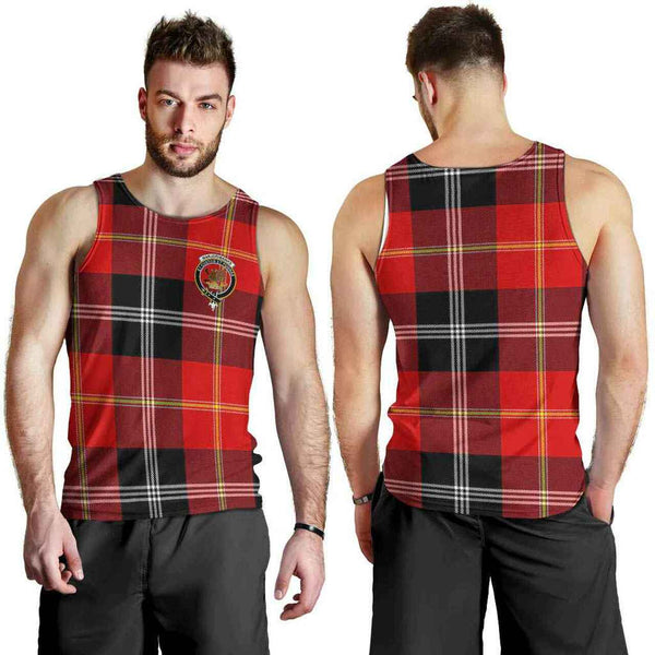 Marjoribanks Tartan Classic Crest Men Tank Top