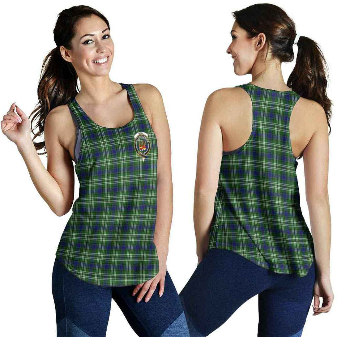 Mow Tartan Classic Crest Women Racerback Tank