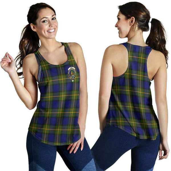 Muir Tartan Classic Crest Women Racerback Tank