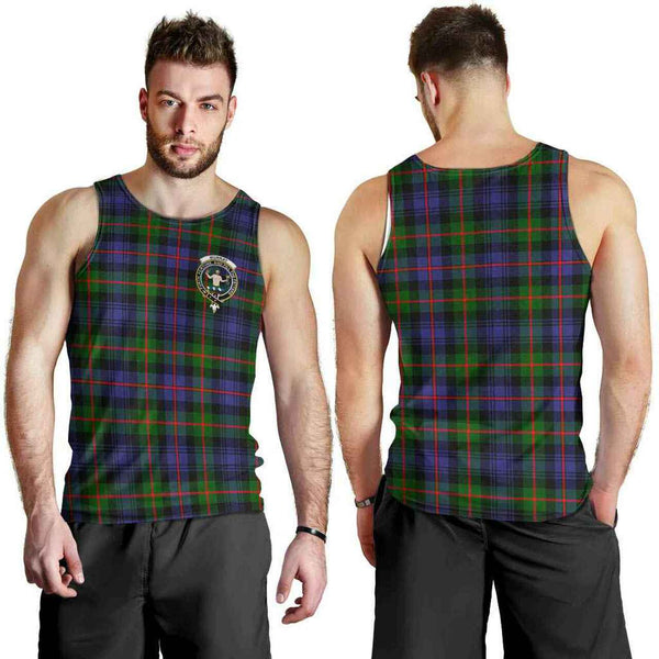 Murray (of Atholl) Tartan Classic Crest Men Tank Top