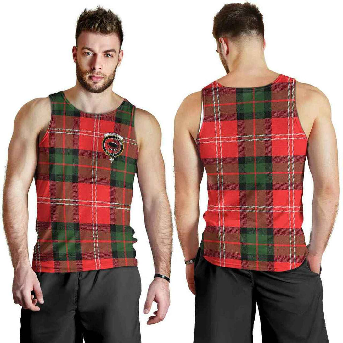 Nesbitt Tartan Classic Crest Men Tank Top