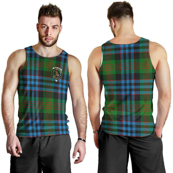 Newlands Tartan Classic Crest Men Tank Top