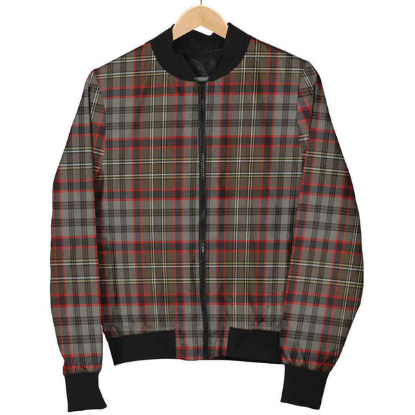 Nicolson Hunting Weathered Tartan Classic Bomber Jacket