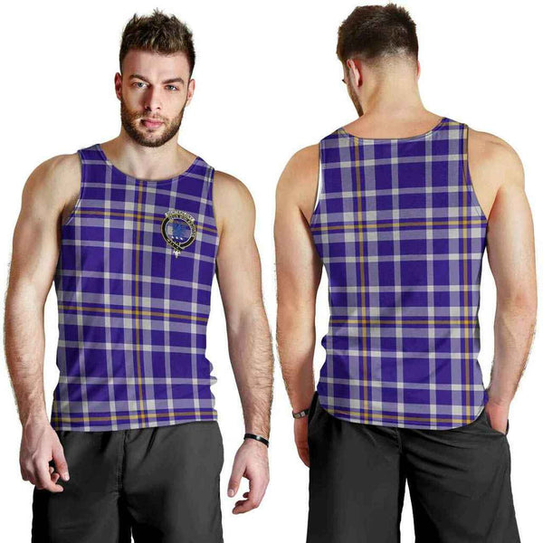 Ochterlony Tartan Classic Crest Men Tank Top