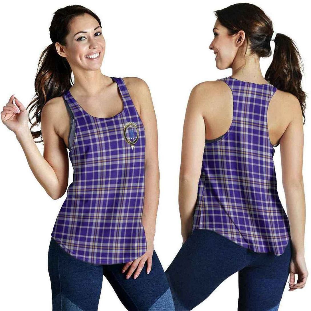 Ochterlony Tartan Classic Crest Women Racerback Tank