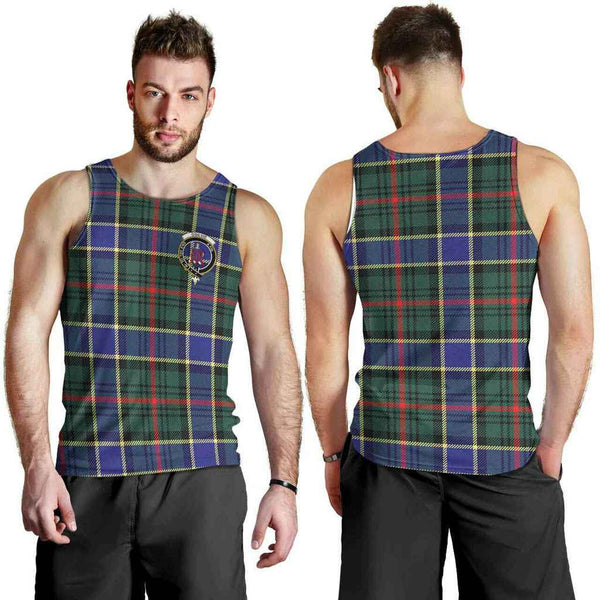 Ogilvie Tartan Classic Crest Men Tank Top