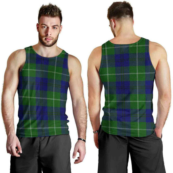 Oliphant Modern Tartan Classic Men Tank Top