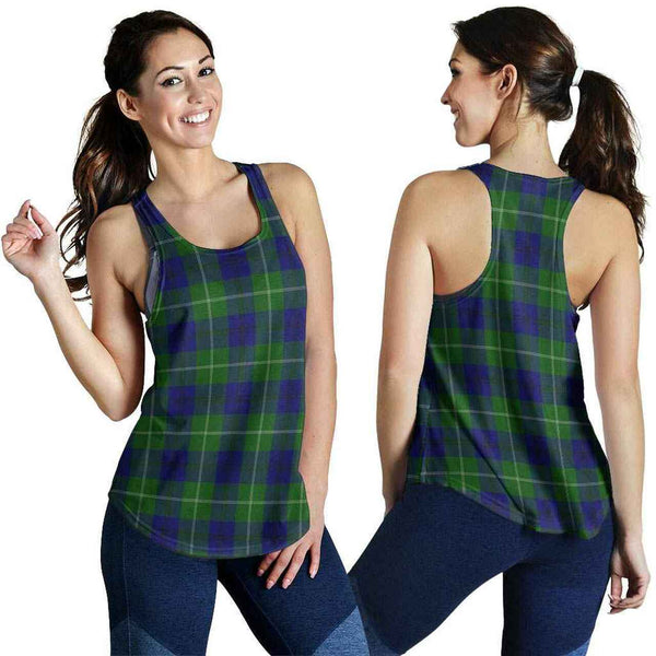 Oliphant Modern Tartan Classic Women Racerback Tank