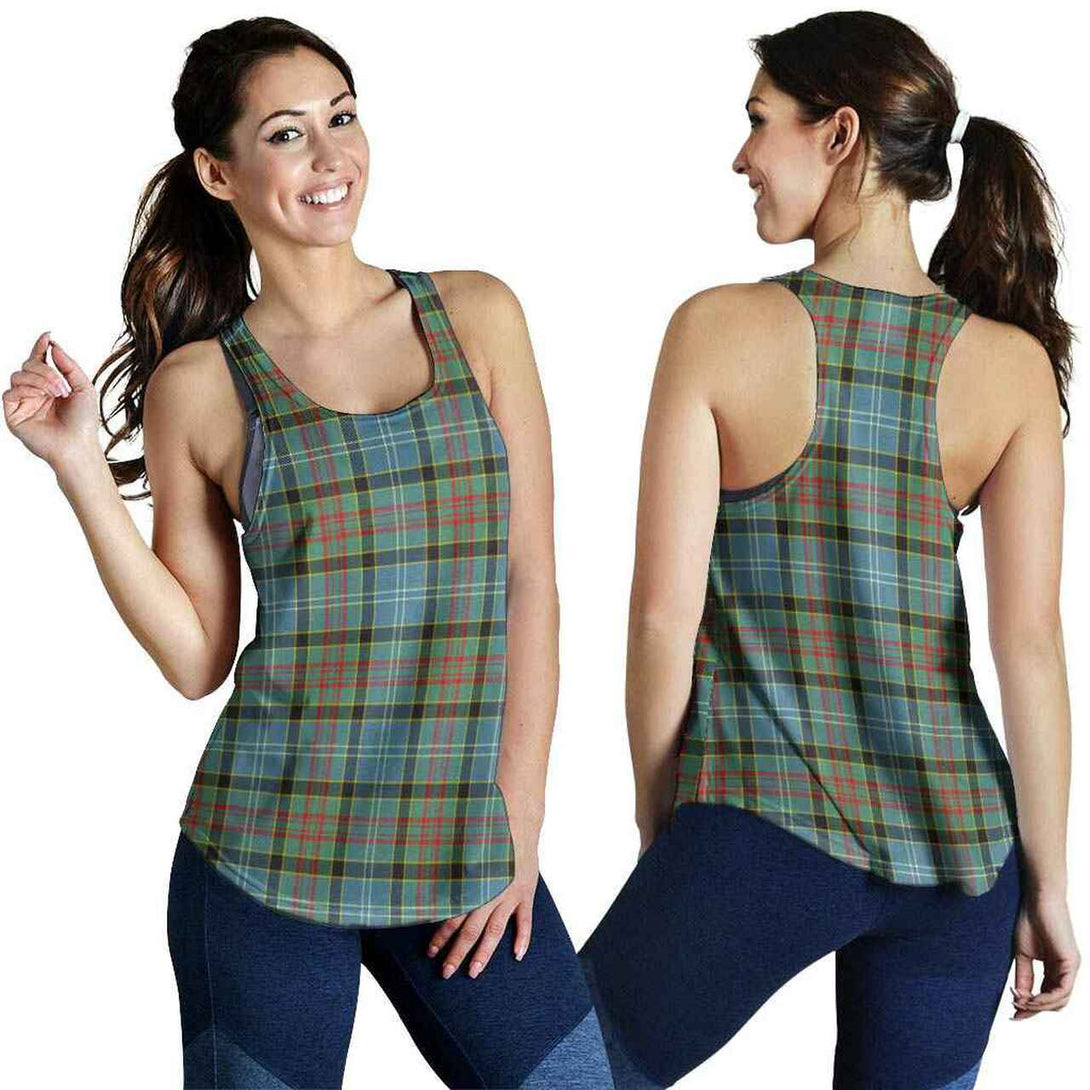 Paisley District Tartan Classic Women Racerback Tank