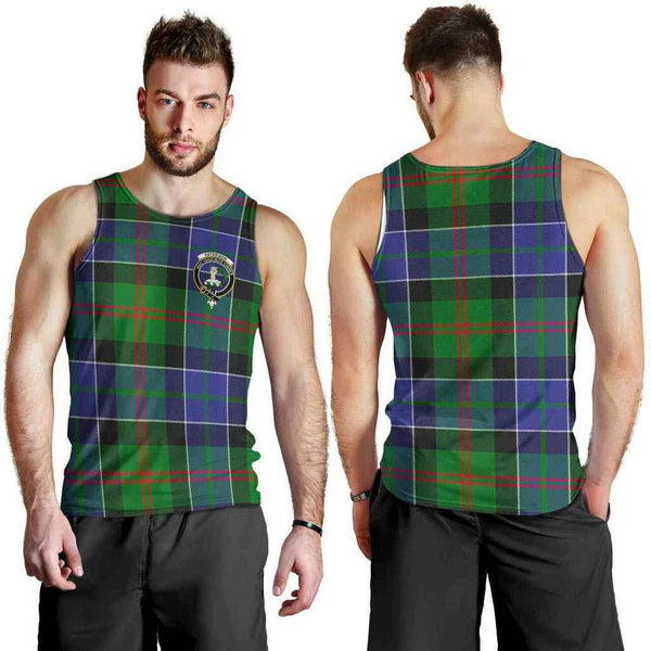 Paterson Tartan Classic Crest Men Tank Top