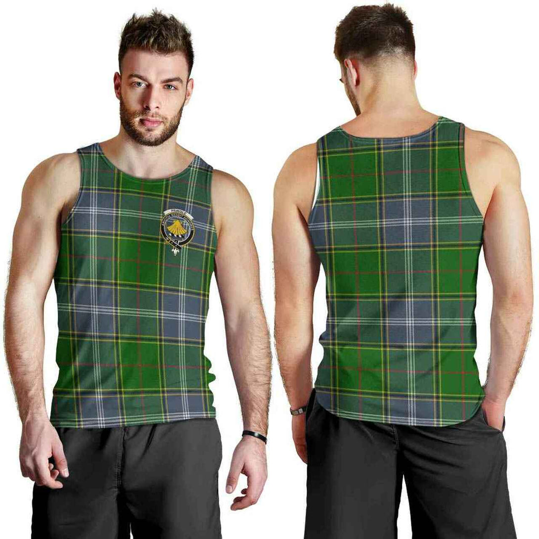 Pringle Tartan Classic Crest Men Tank Top