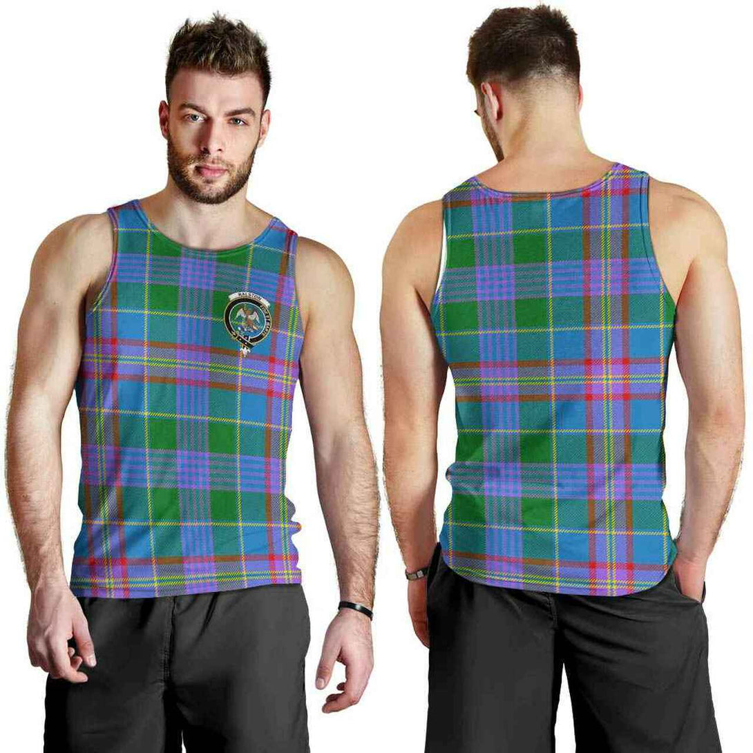 Ralston Tartan Classic Crest Men Tank Top