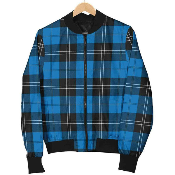 Ramsay Blue Ancient Tartan Classic Bomber Jacket