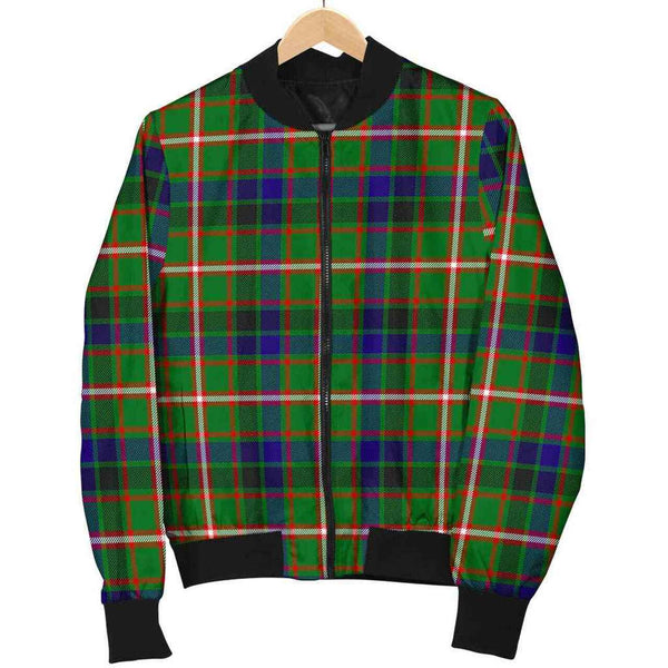 Reid Green Tartan Classic Bomber Jacket