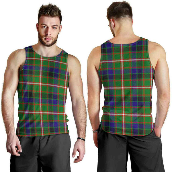 Reid Green Tartan Classic Men Tank Top