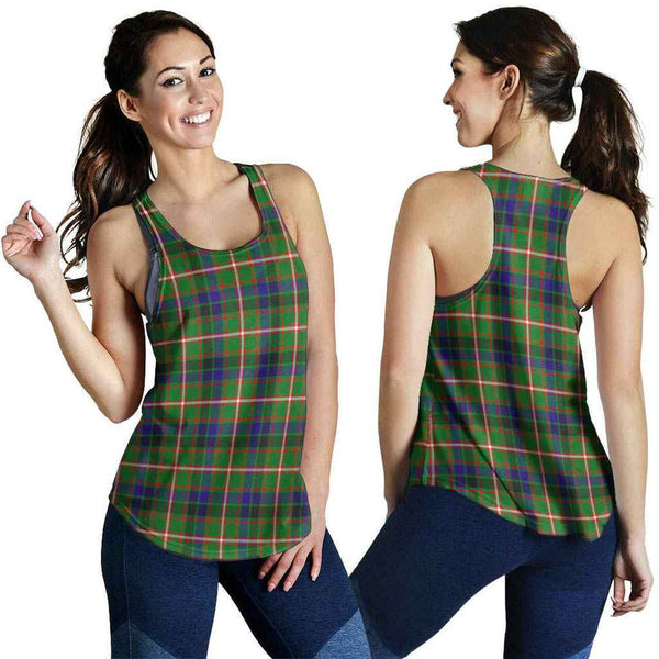 Reid Green Tartan Classic Women Racerback Tank