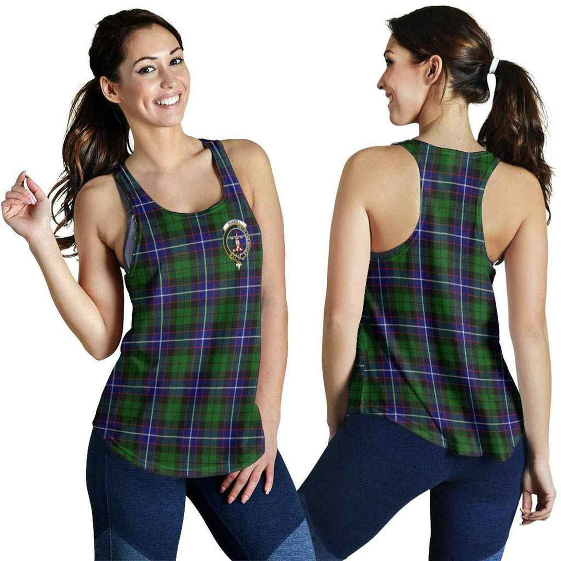 Russell Tartan Classic Crest Women Racerback Tank