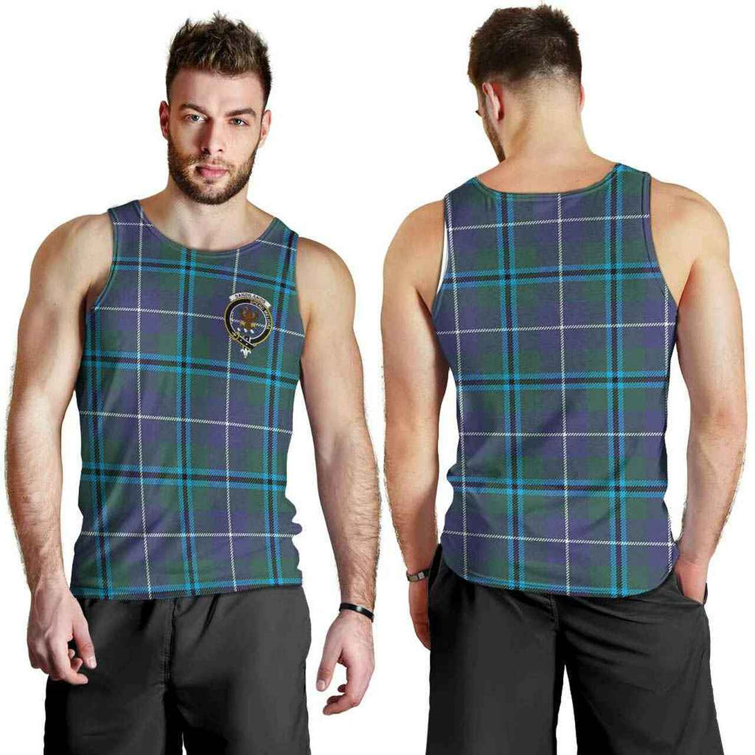 Sandilands Tartan Classic Crest Men Tank Top