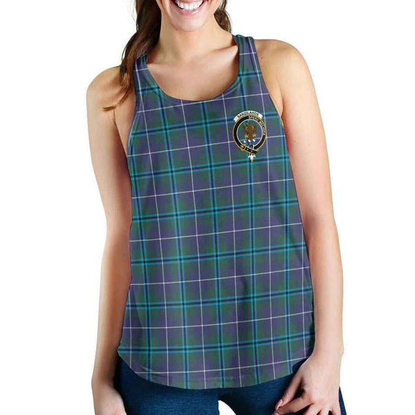 Sandilands Tartan Classic Crest Women Racerback Tank