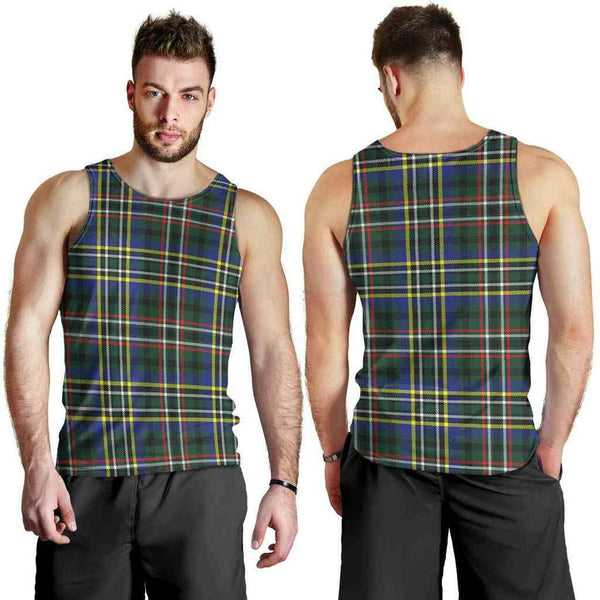 Scott Green Modern Tartan Classic Men Tank Top