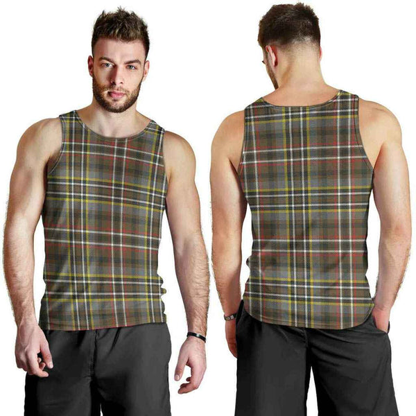 Scott Green Weathered Tartan Classic Men Tank Top