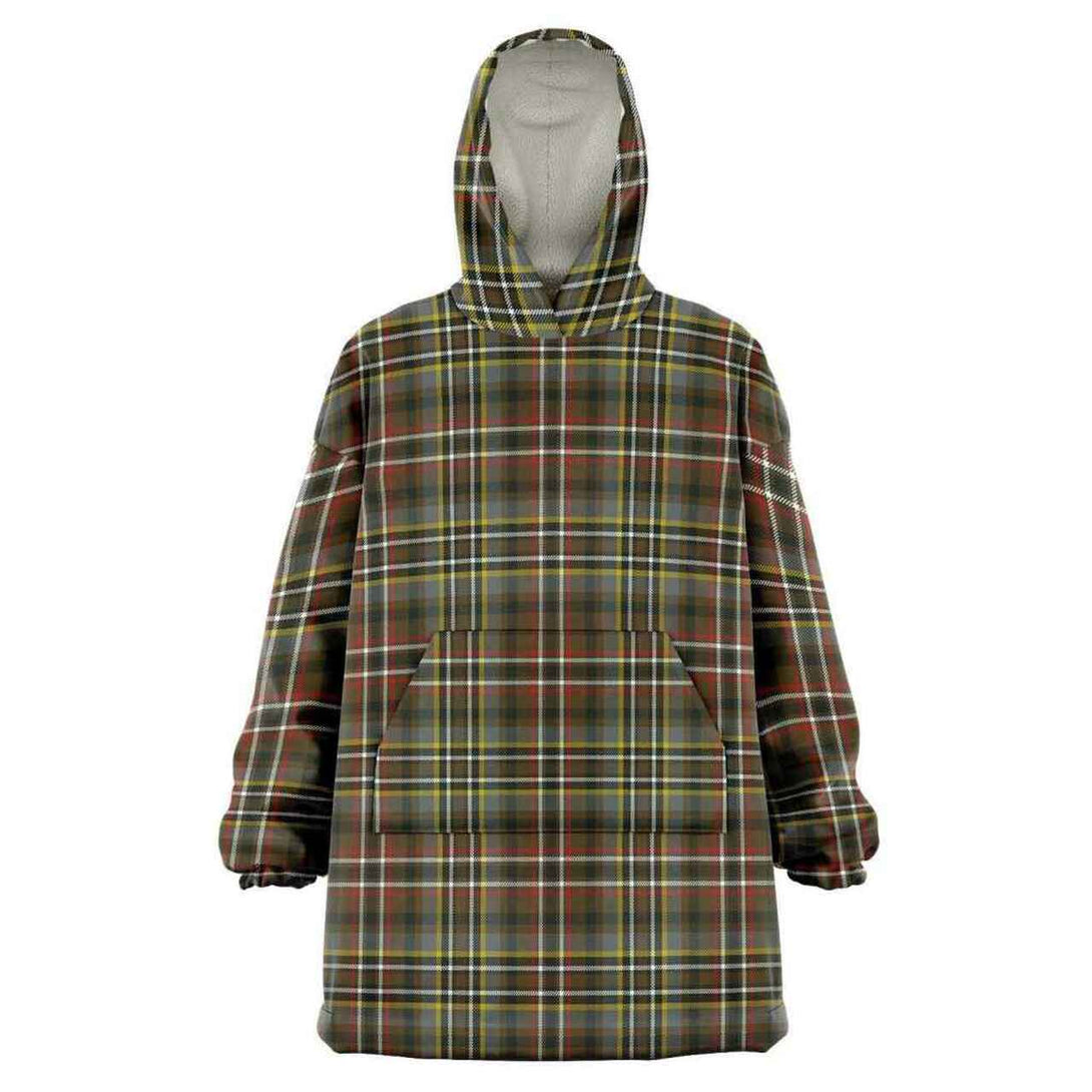 Scott Green Weathered Tartan Classic Snug Hoodie