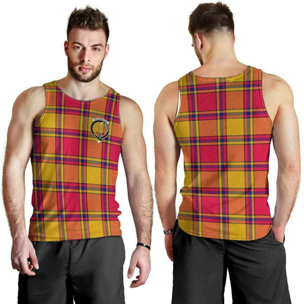 Scrymgeour Tartan Classic Crest Men Tank Top