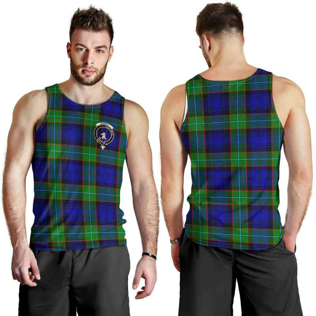 Sempill Tartan Classic Crest Men Tank Top