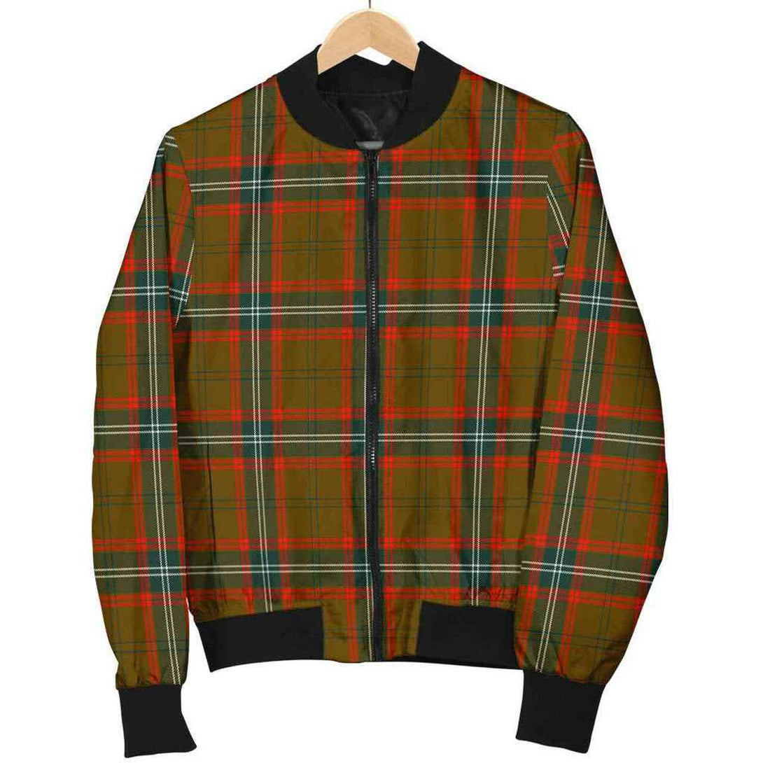 Seton Hunting Modern Tartan Classic Bomber Jacket