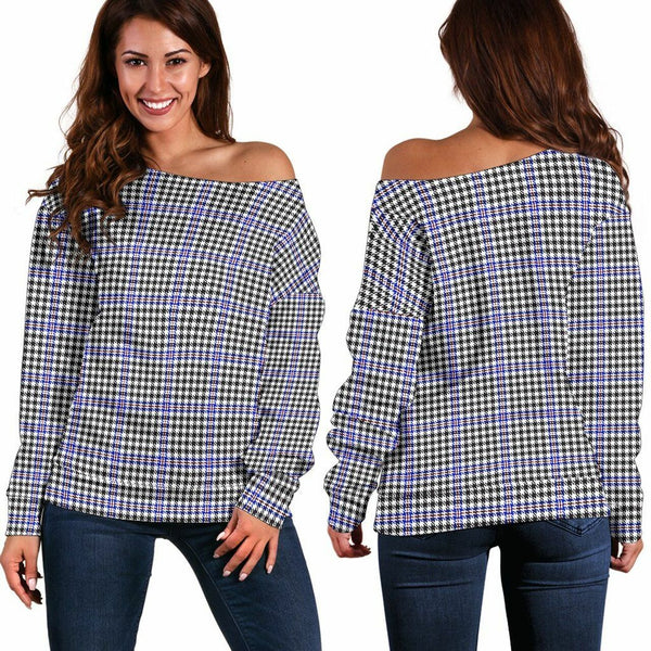 Sir Walter Scott Tartan Classic Women Off Shoulder Sweatshirt