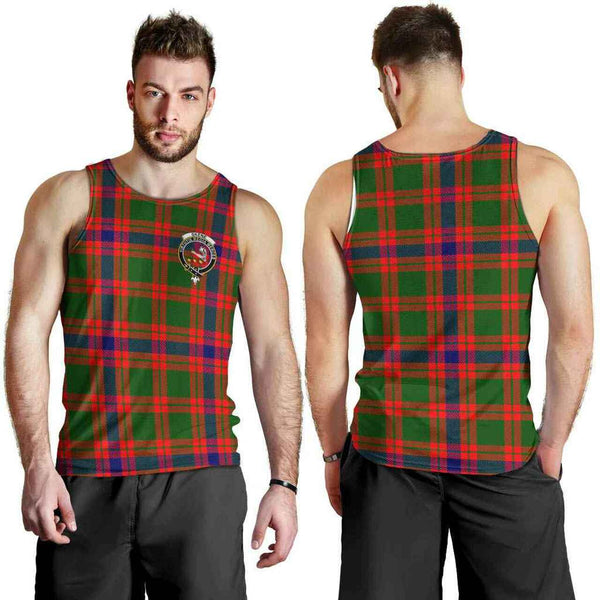 Skene Tartan Classic Crest Men Tank Top