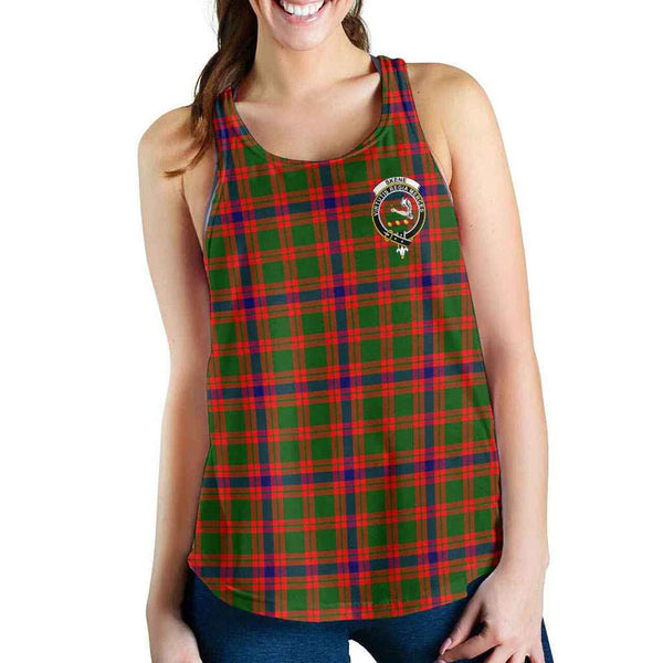 Skene Tartan Classic Crest Women Racerback Tank