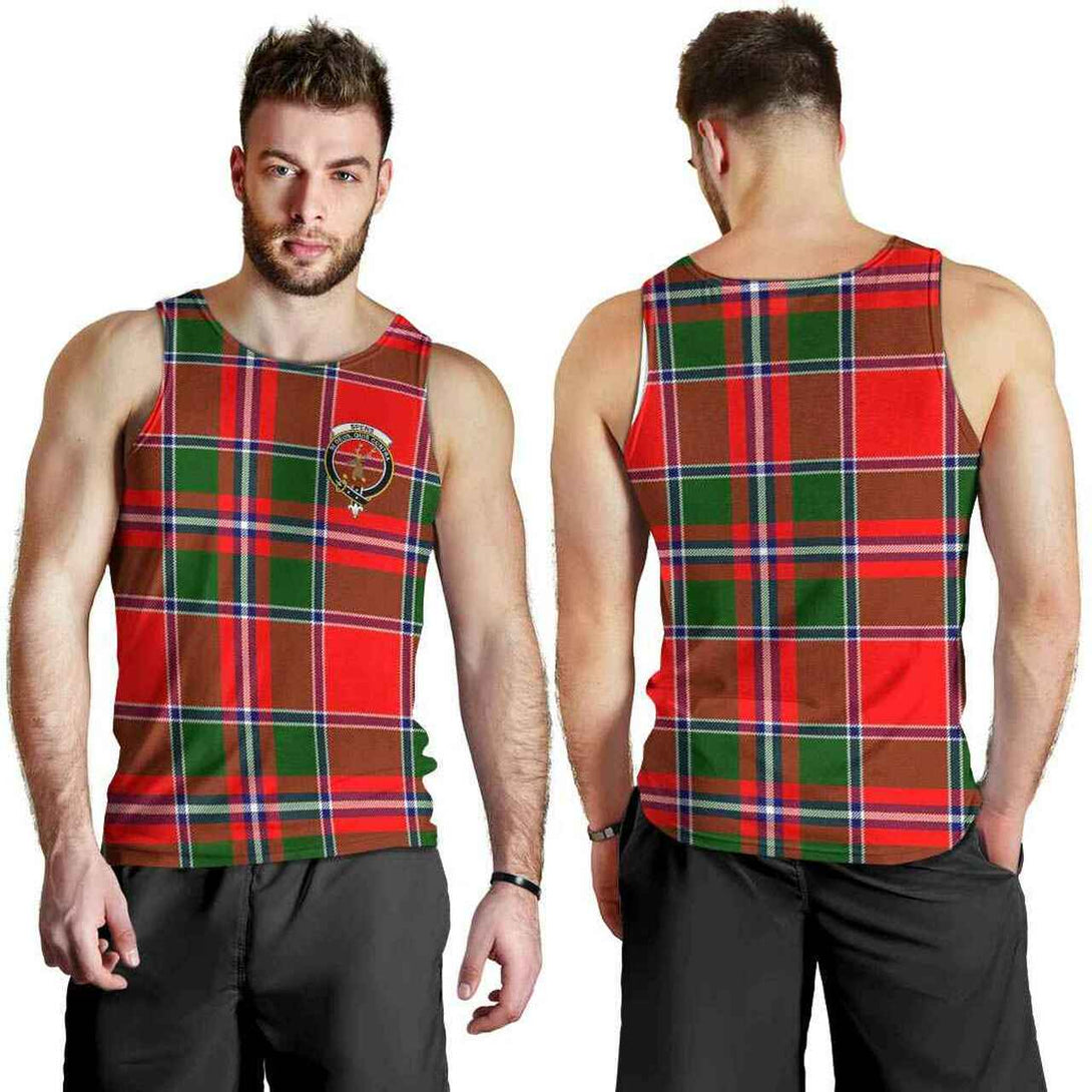 Spens (or Spence) Tartan Classic Crest Men Tank Top