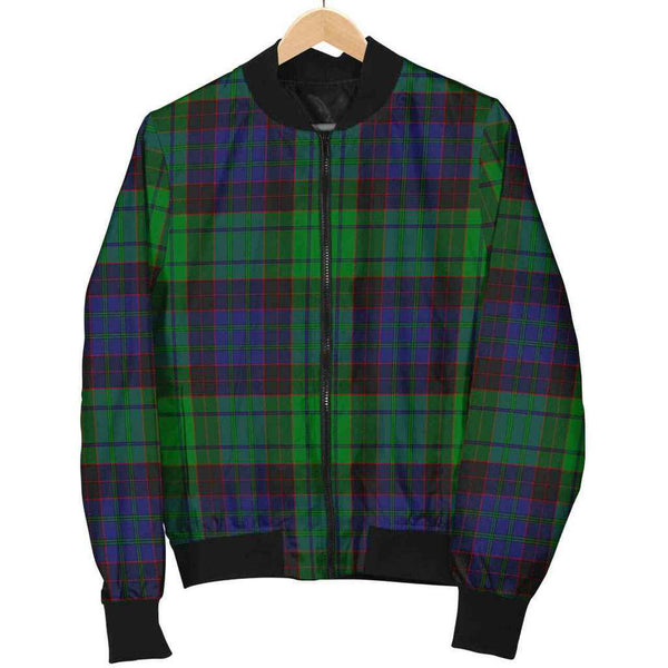 Stewart Old Modern Tartan Classic Bomber Jacket