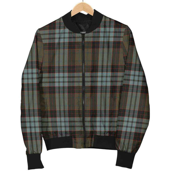 Stewart Old Weathered Tartan Classic Bomber Jacket