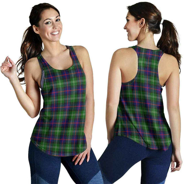 Sutherland Modern Tartan Classic Women Racerback Tank