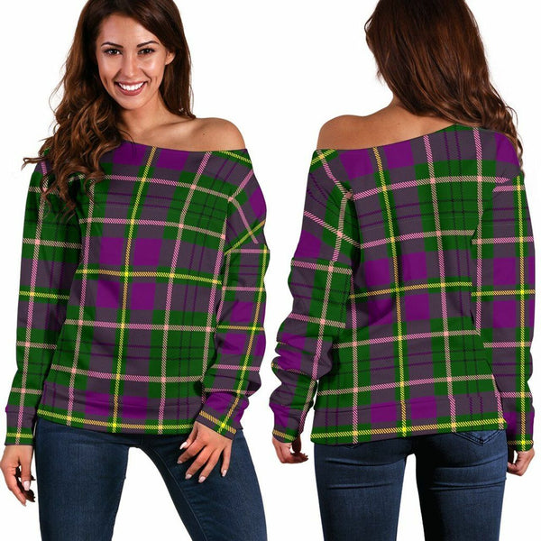 Taylor Tartan Classic Women Off Shoulder Sweatshirt