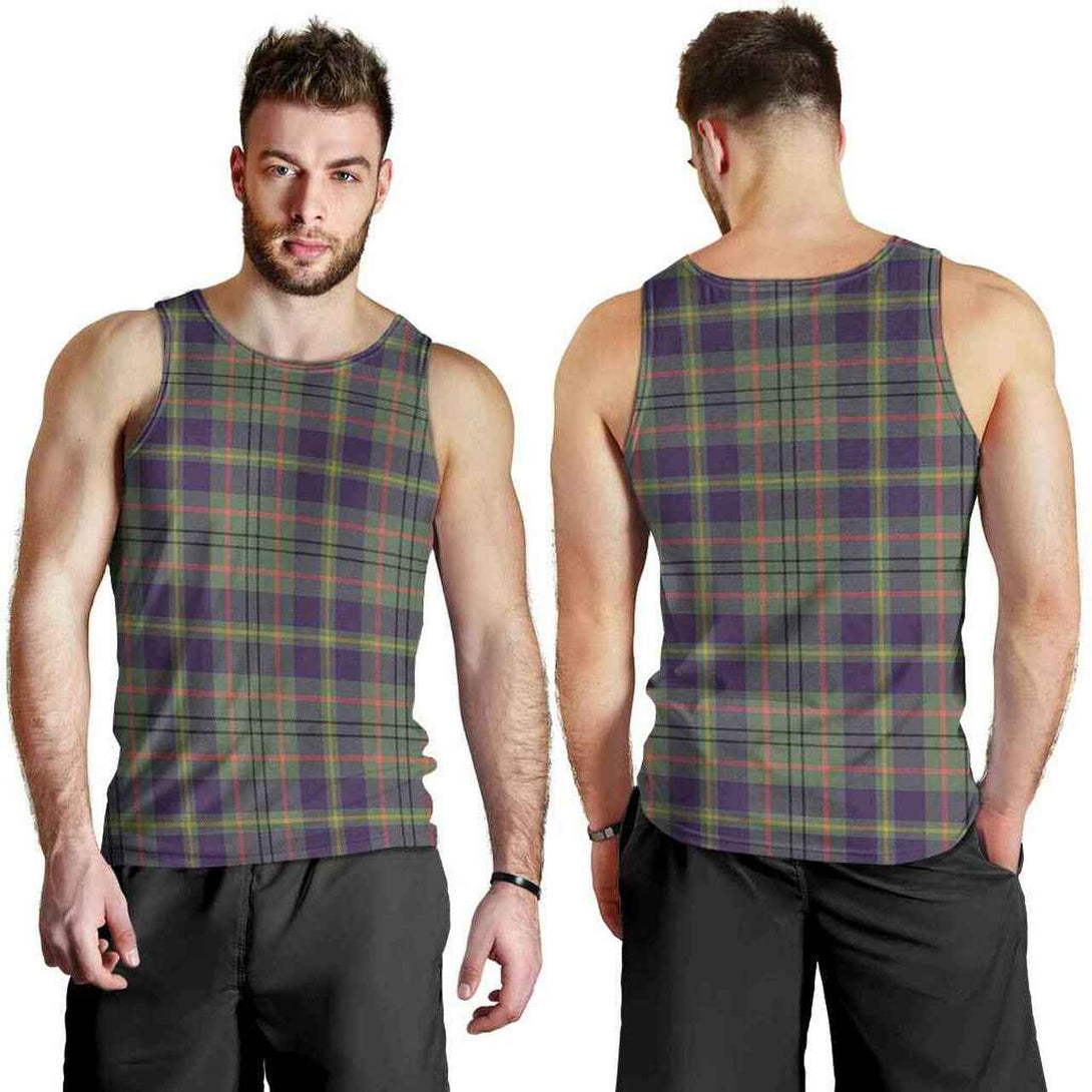 Taylor Weathered Tartan Classic Men Tank Top