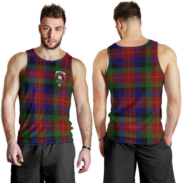 Tennant Tartan Classic Crest Men Tank Top