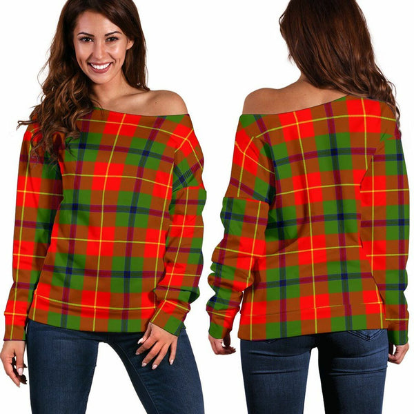 Turnbull Dress Tartan Classic Women Off Shoulder Sweatshirt