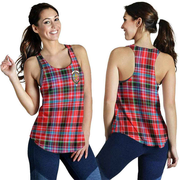 Udny Tartan Classic Crest Women Racerback Tank