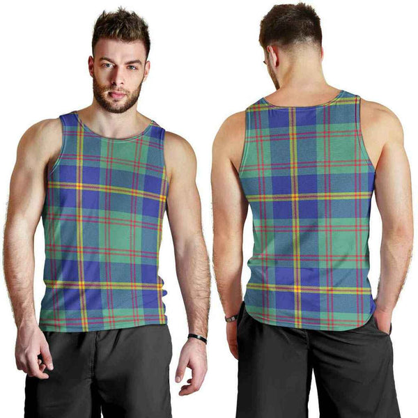 US Marine Tartan Classic Men Tank Top