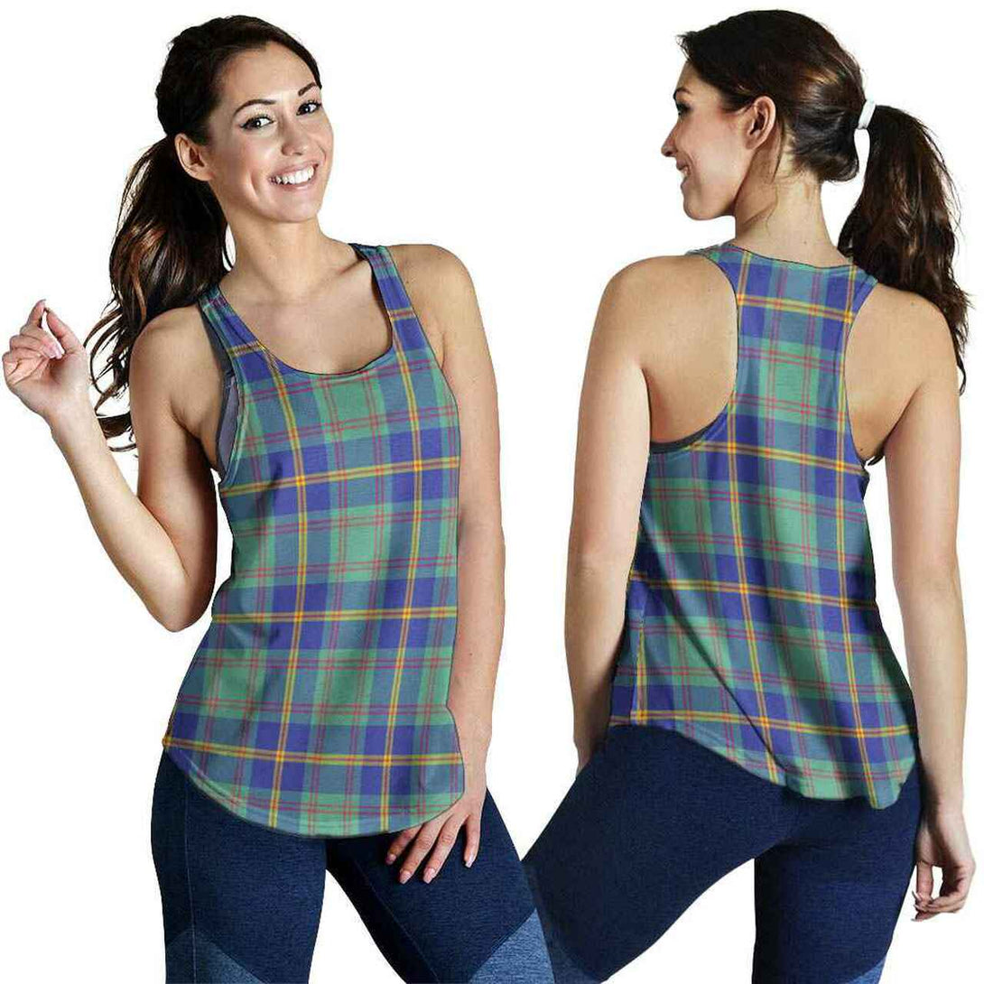 US Marine Tartan Classic Women Racerback Tank