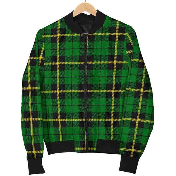 Wallace Hunting - Green Tartan Classic Bomber Jacket