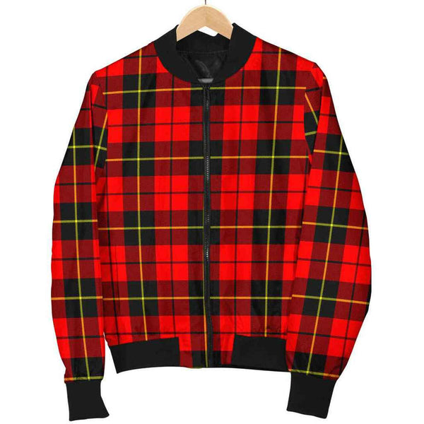 Wallace Hunting - Red Tartan Classic Bomber Jacket