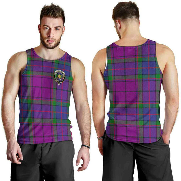 Wardlaw Tartan Classic Crest Men Tank Top